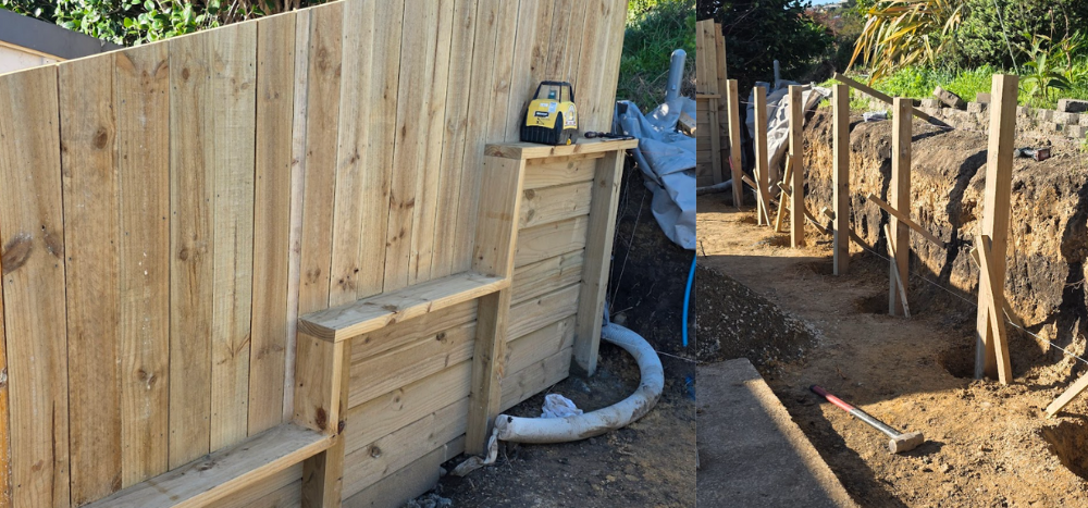 Retaining walls - LGW Contracting Nelson, Tasman, Marlborough